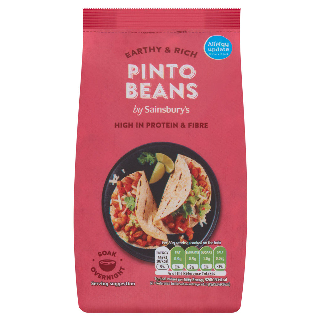 Sainsbury's Dried Pinto Beans Bag 500g