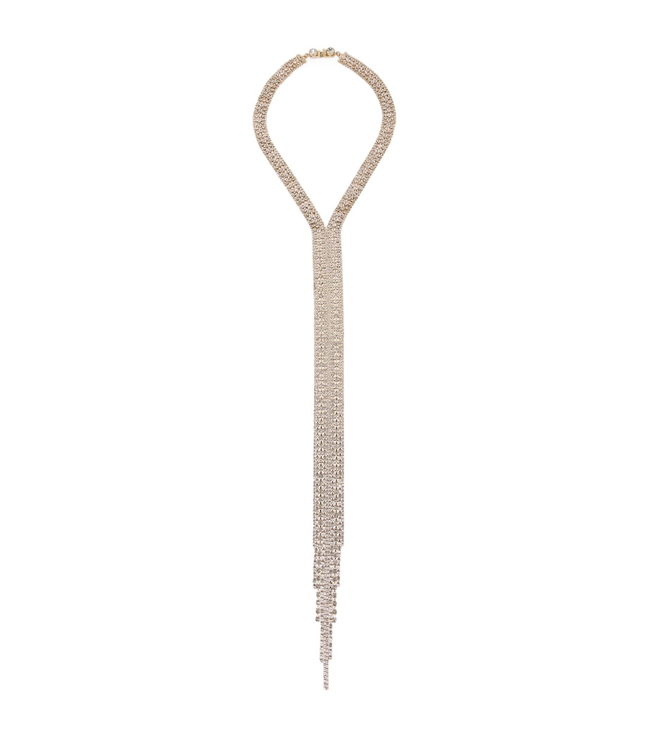 Marina Rinaldi rhinestone-embellished strand necklace, imported from the UK