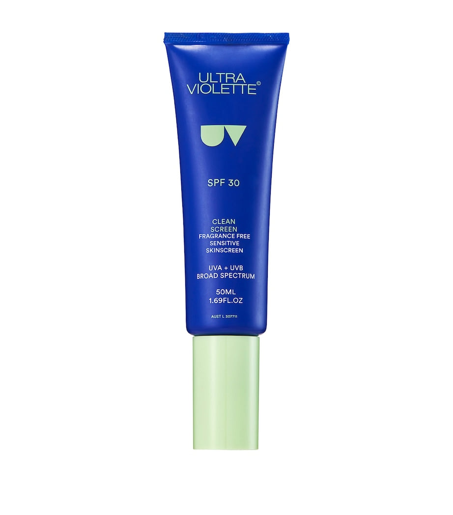 Ultra Violette Clean Screen SPF 30 facial sunscreen 50ml (British brand)