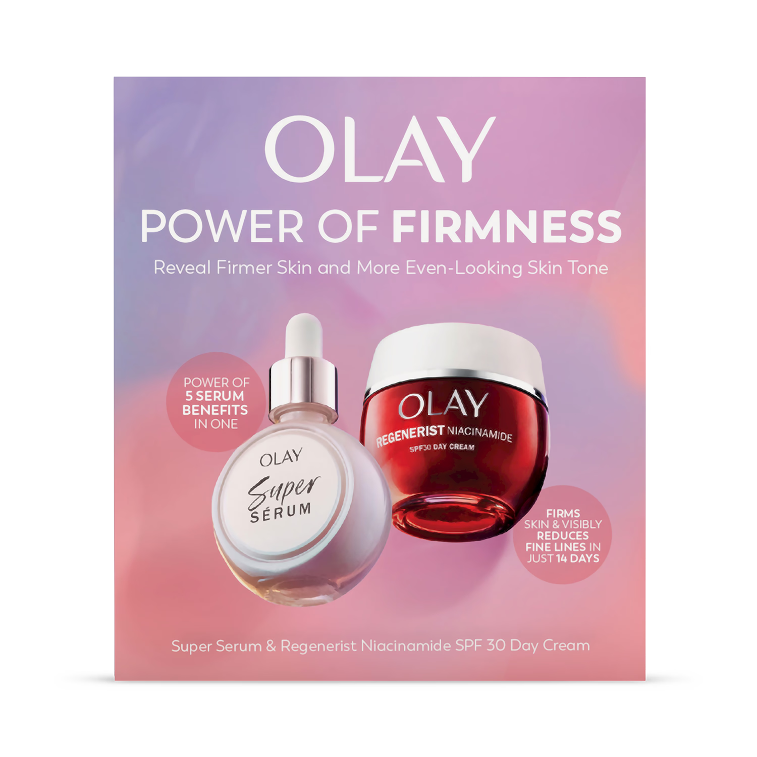 Olay Super Powered Duo Giftset with Super Serum and SPF30 day cream (British brand)