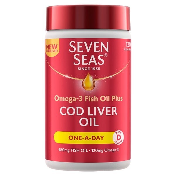 Seven Seas Cod Liver Oil One A Day Omega-3 120s