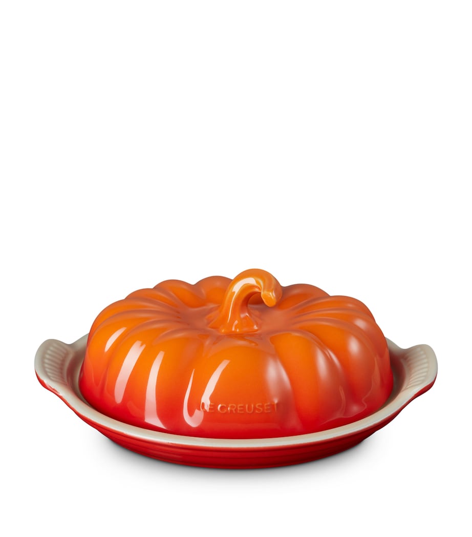 Le Creuset stoneware pumpkin butter dish 9cm, UK version