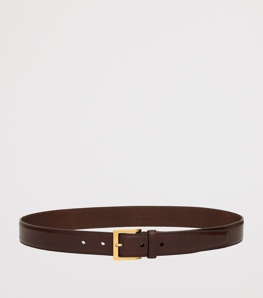 Saint Laurent calfskin Vadim belt, UK version