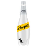 Schweppes Soda Water 1L Mixers Sainsburys   