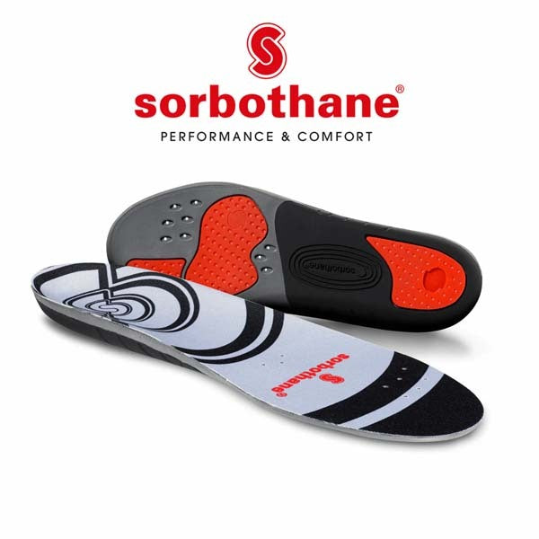 Sorbothane Sorbo Pro insoles size 7, imported from the UK