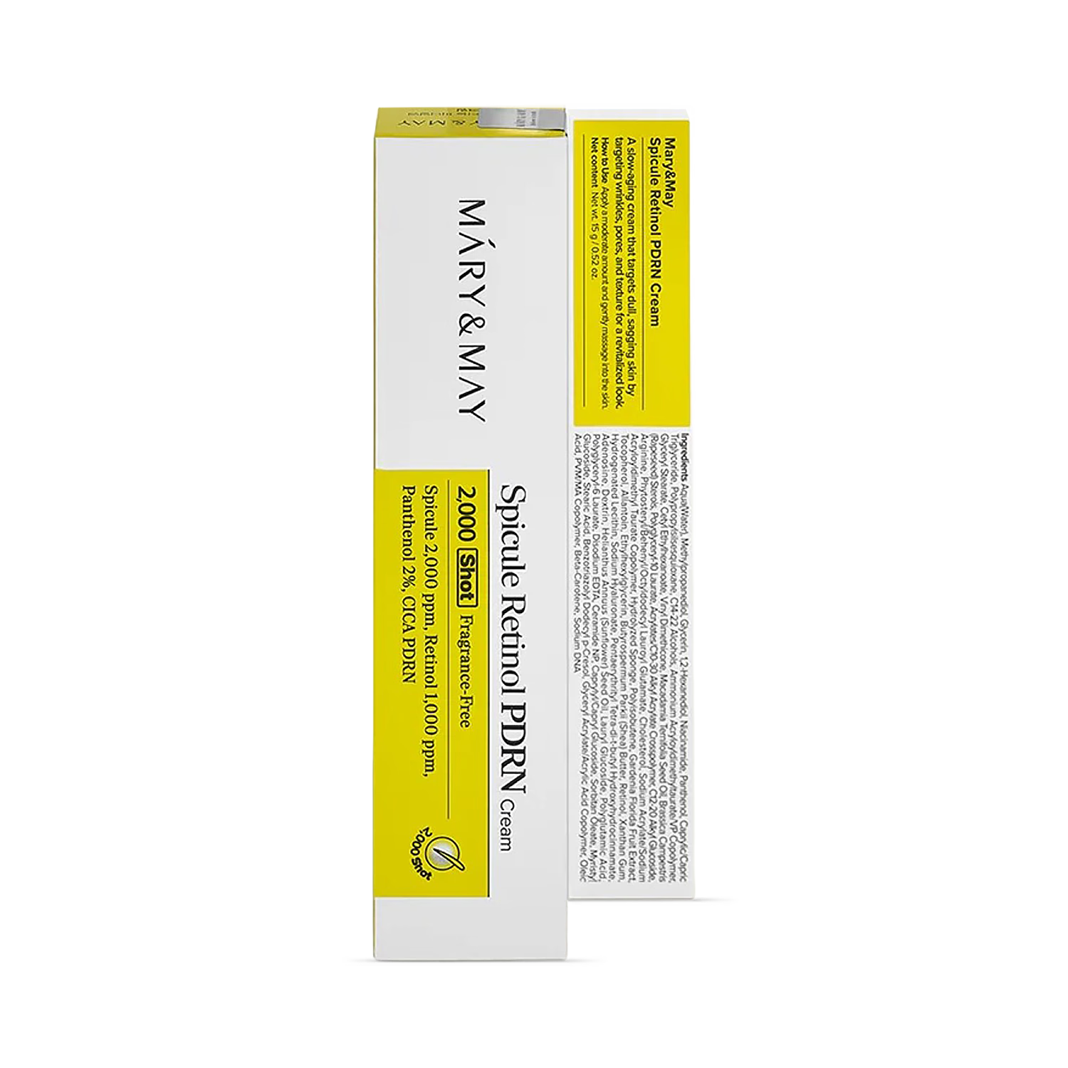 MARY&MAY Spicule Retinol PDRN cream 15g (British brand)