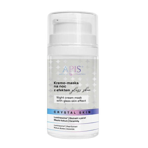 Apis Crystal Skin Night Cream-Mask 50ml, imported from the UK