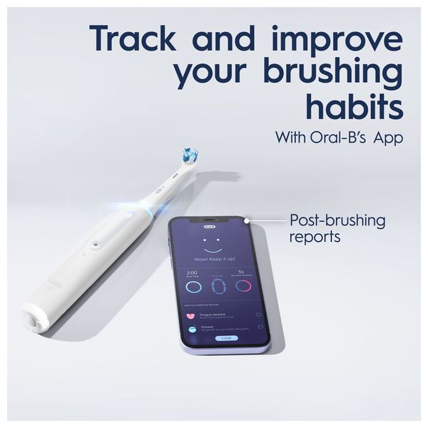 Oral-B Io4 White Electric  Toothbrush + Travel Case GOODS Superdrug   