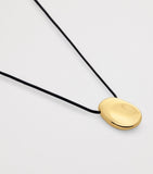 Monica Vinader gold vermeil Aria cord necklace, imported from the UK