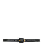 Saint Laurent Calfskin Buckle Cassandre Belt