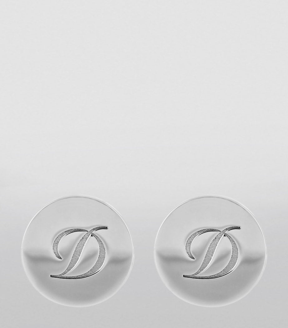 S.T. Dupont Iconic Monogram metal cufflinks, imported from the UK