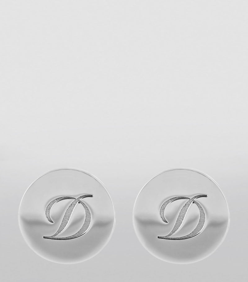 S.T. Dupont Iconic Monogram metal cufflinks, imported from the UK
