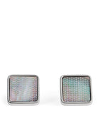 Babette Wasserman mother-of-pearl herringbone cufflinks, UK version