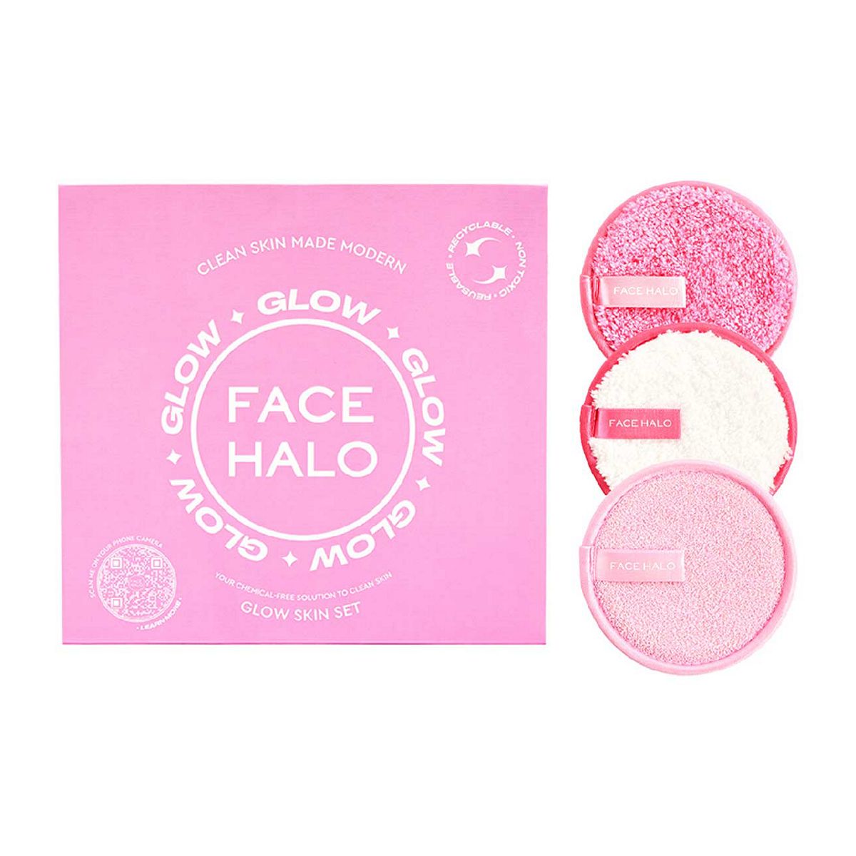 Face Halo Glow Reusable Cleansing Pads GOODS Boots   