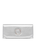 Malone Souliers Vivien metallic leather clutch bag - British product