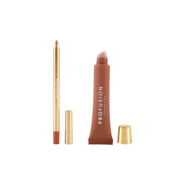 Profusion Cosmetics Cashmere Lip Duo Maple Sugar - British product