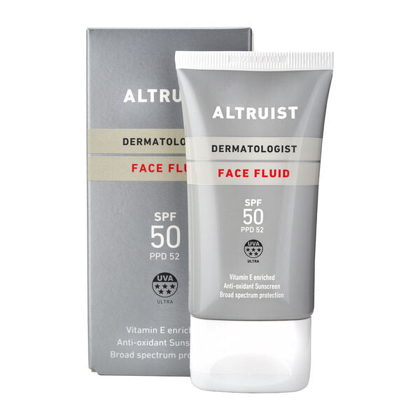 ALTRUIST Face Fluid SPF50 sunscreen 50ml, UK version