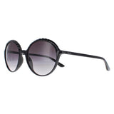 Elle 14919 black sunglasses round acetate frame, UK version