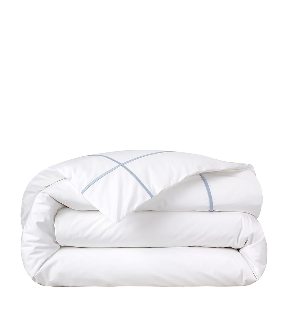 Yves Delorme double duvet cover Athena Celeste 200cm x 200cm (British brand)
