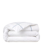 Yves Delorme double duvet cover Athena Celeste 200cm x 200cm (British brand)