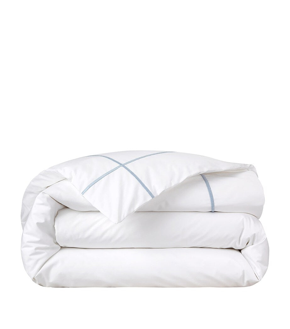 Yves Delorme double duvet cover Athena Celeste 200cm x 200cm (British brand)