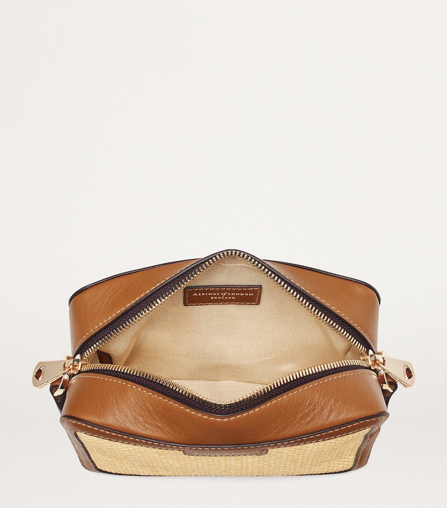 Aspinal Of London woven camera bag, UK version