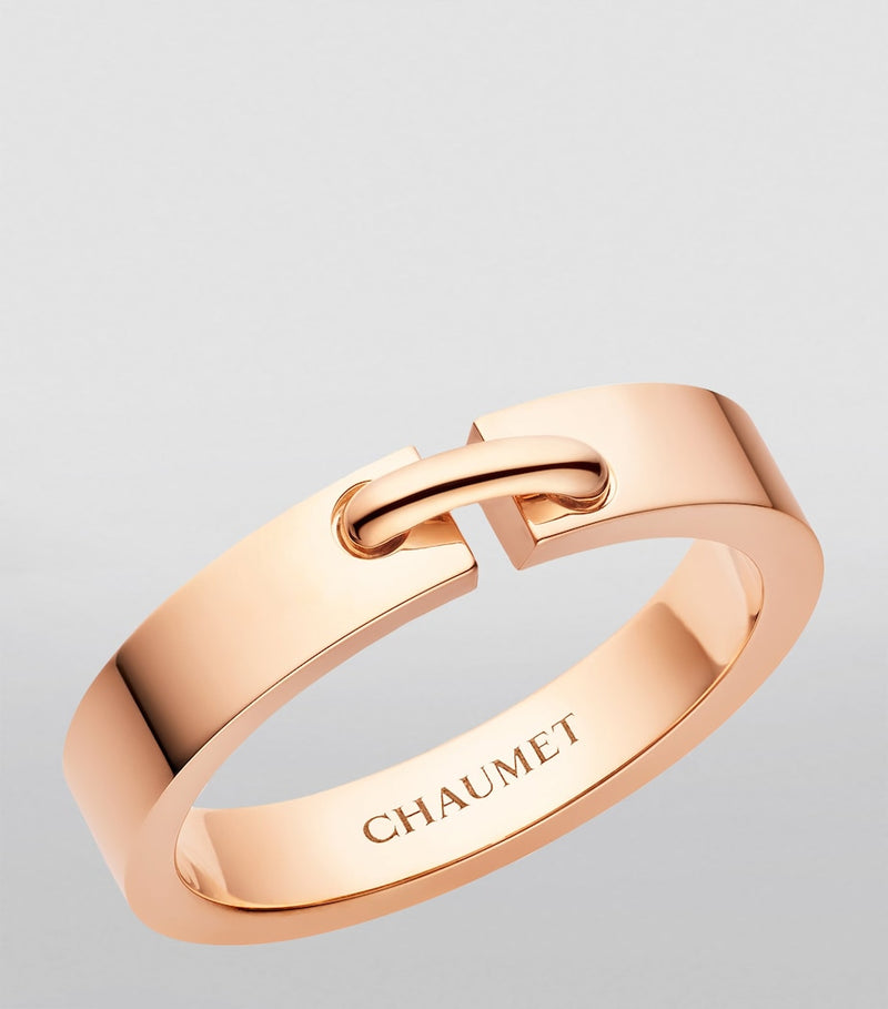 Chaumet wedding ring rose gold - British product