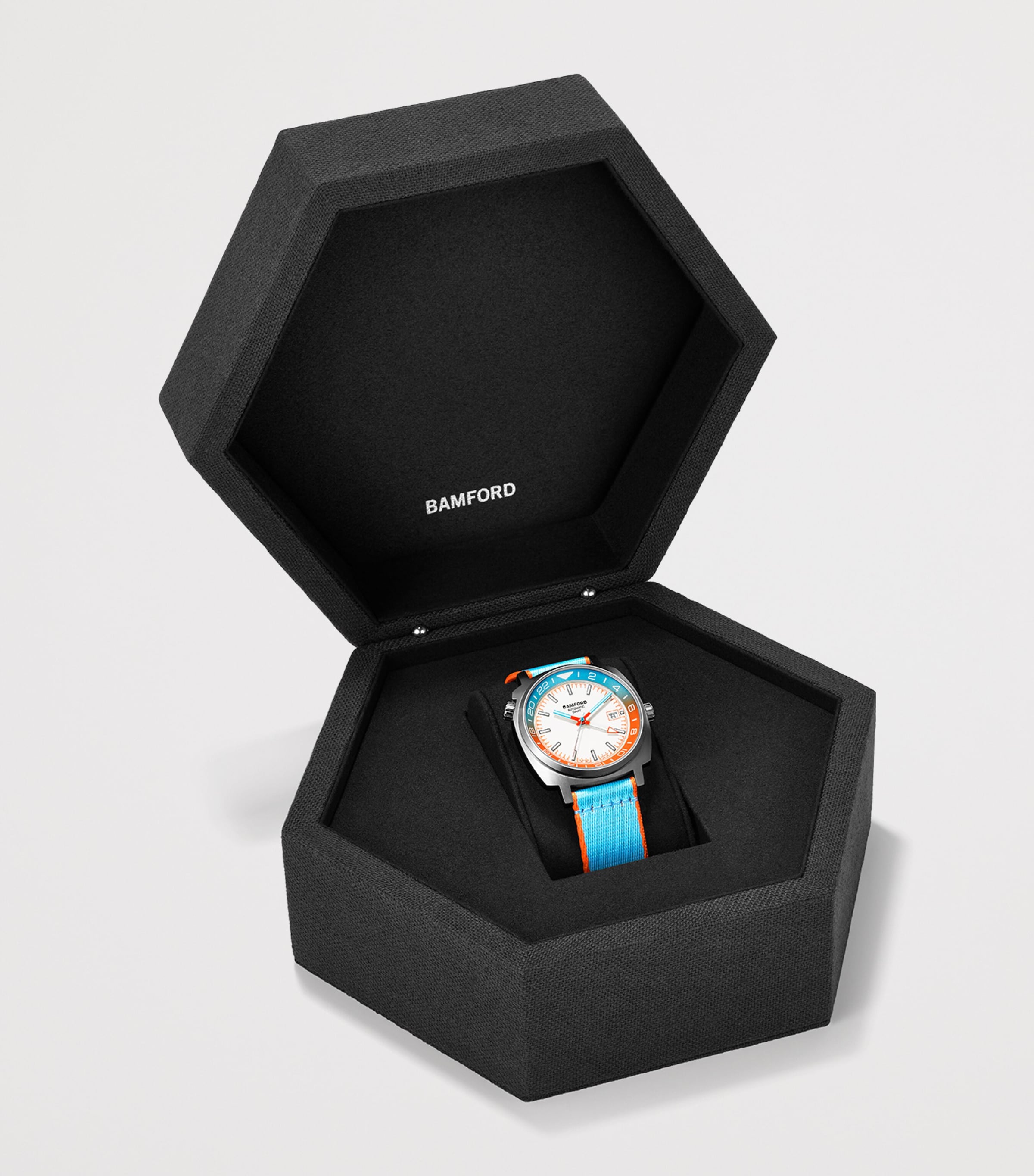 Bamford London GMT Summer watch 40mm stainless steel (British brand)