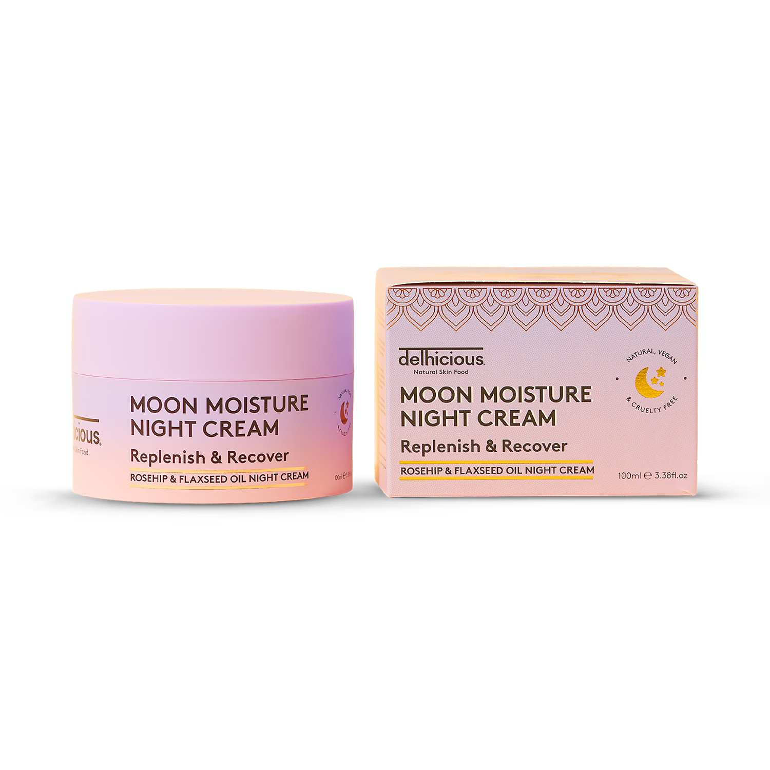 Delhicious Moon Moisture rejuvenating night cream (British brand)