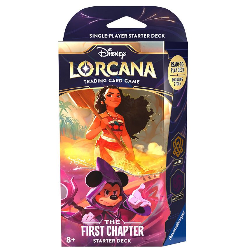 Disney Lorcana Trading Card Game - Starter Deck Amber & Amethyst GOODS ASDA   