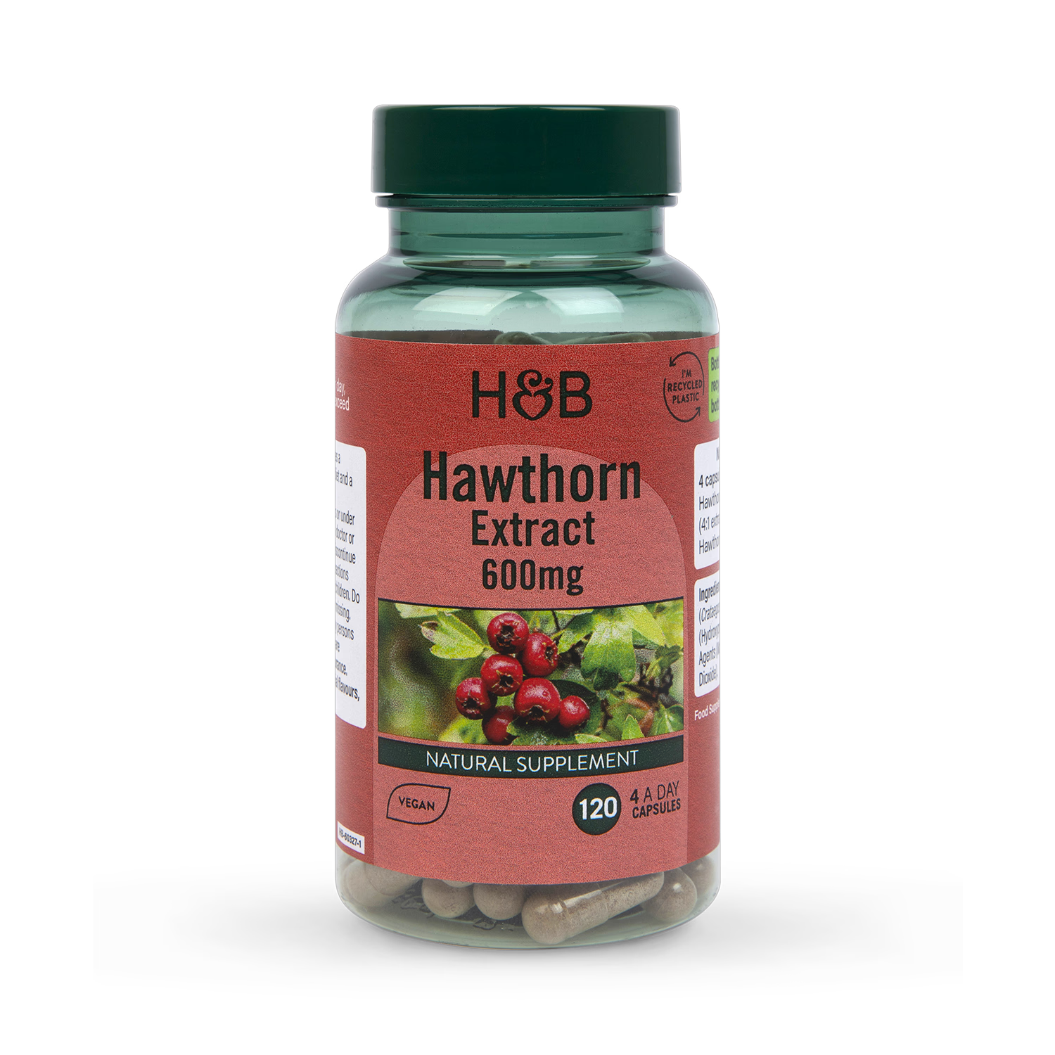 Holland & Barrett Hawthorn Capsules 120, UK version