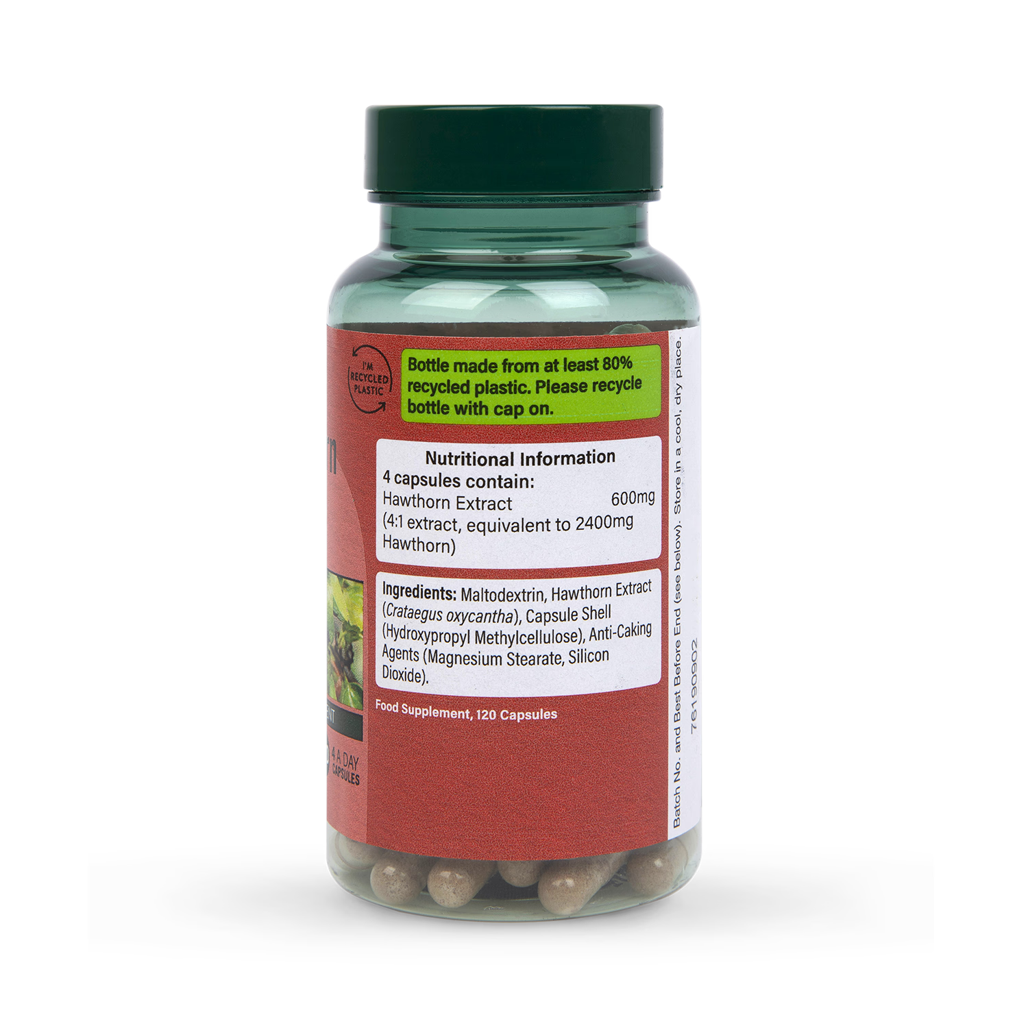 Holland & Barrett Hawthorn Capsules 120, UK version