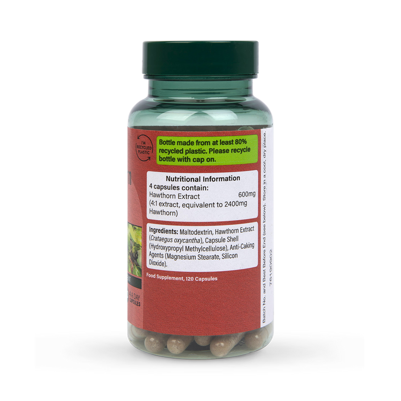 Holland & Barrett Hawthorn Capsules 120, UK version