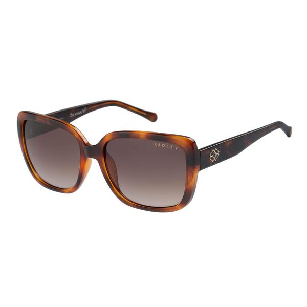 Radley women square sunglasses brown gradient, UK version