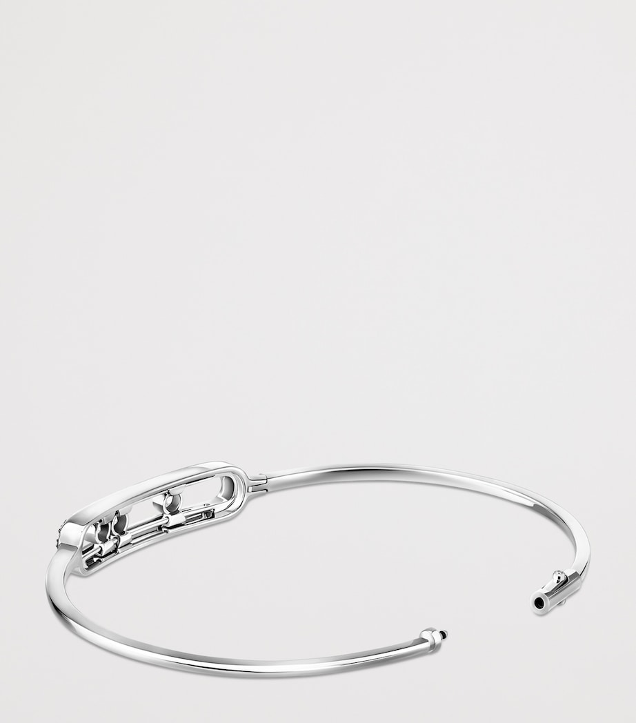 Messika Move Classique white gold diamond bangle 0.56ct - British product