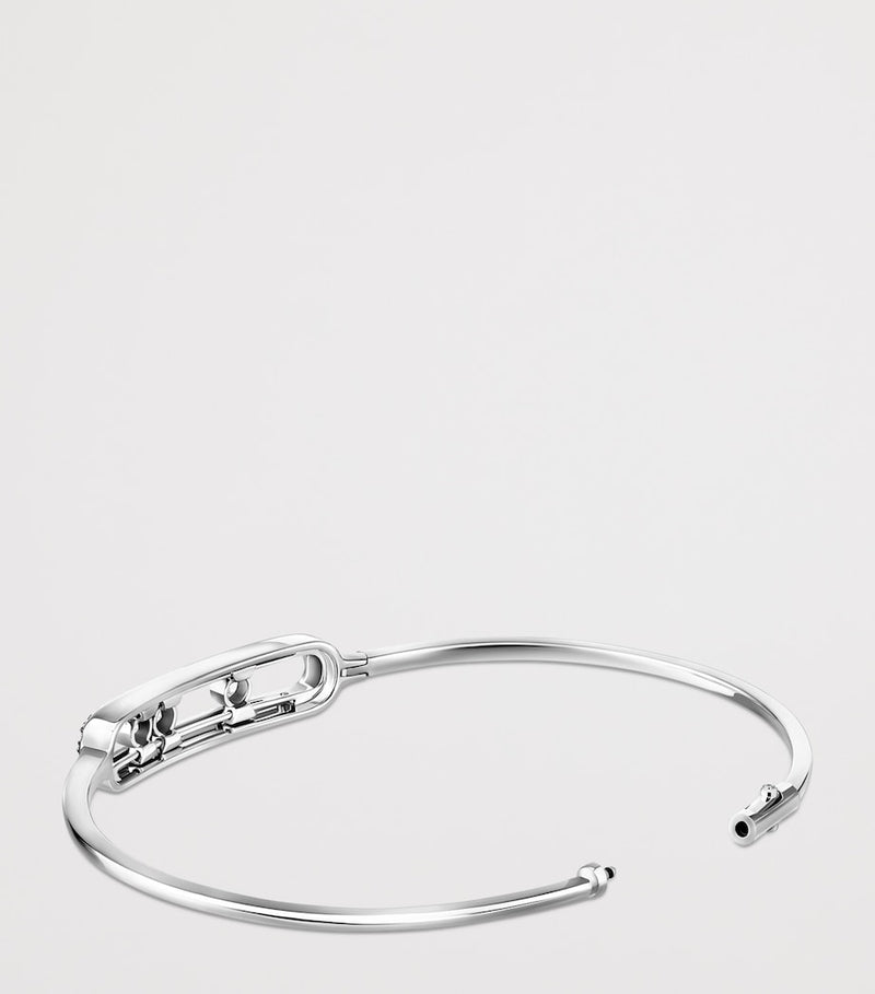 Messika Move Classique white gold diamond bangle 0.56ct - British product