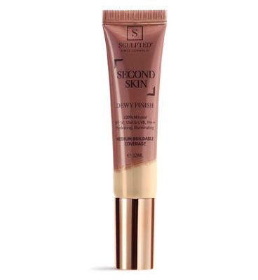 Sculpted By Aimee Connolly Second Skin Foundation - Dewy Finish Body Care Boots Medium Beige  