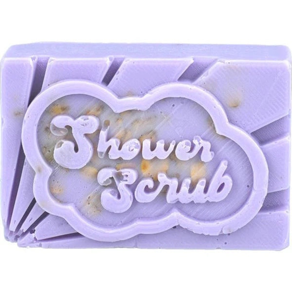 Bomb Cosmetics Black Jasmine Shower Soap Scrub Bar - British product