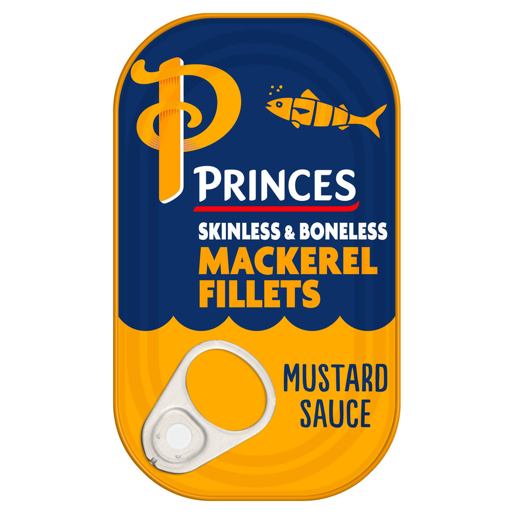 Princes Mackerel Fillets in Mustard Sauce 125g