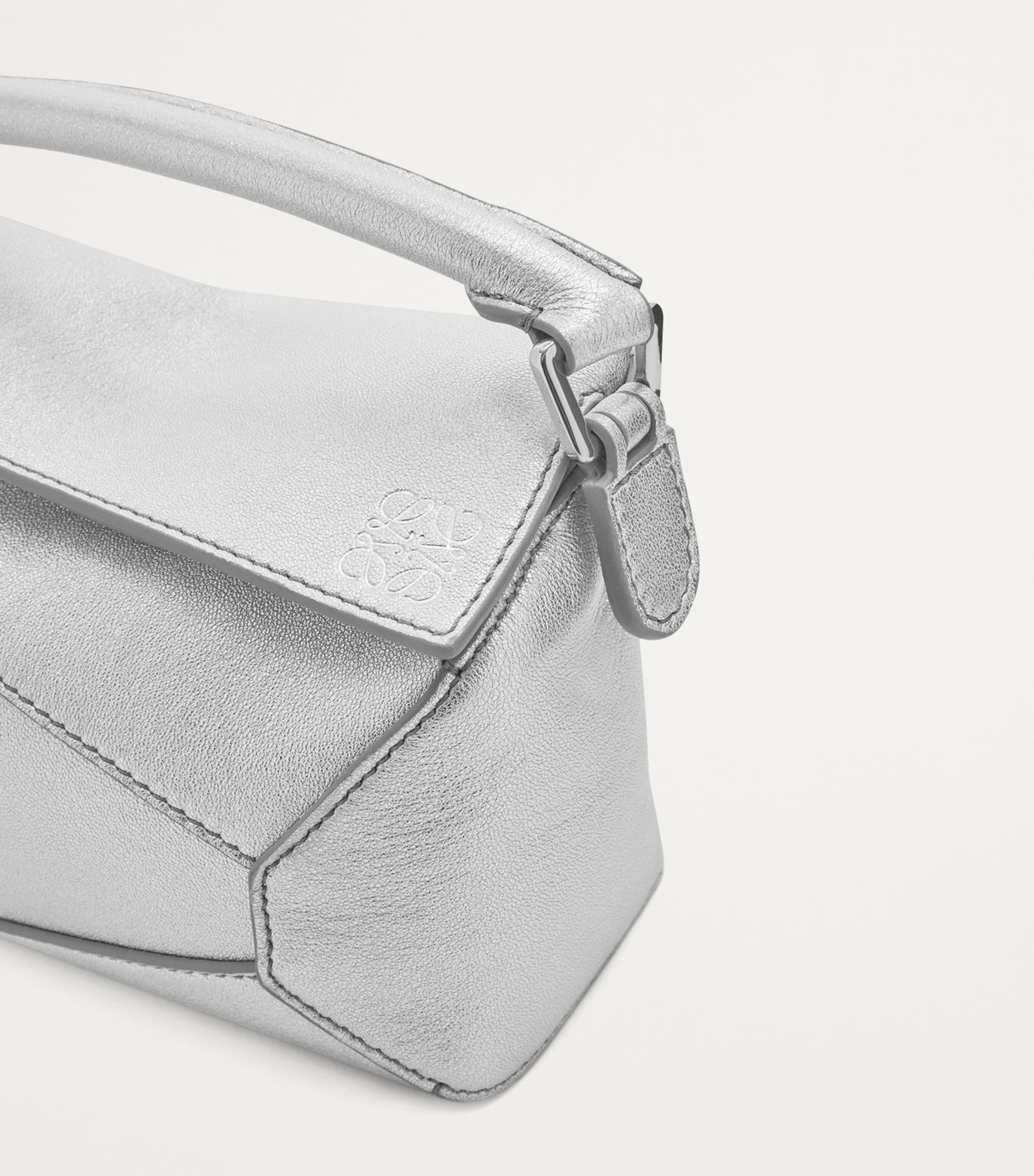 LOEWE Puzzle Edge mini leather bag, imported from the UK