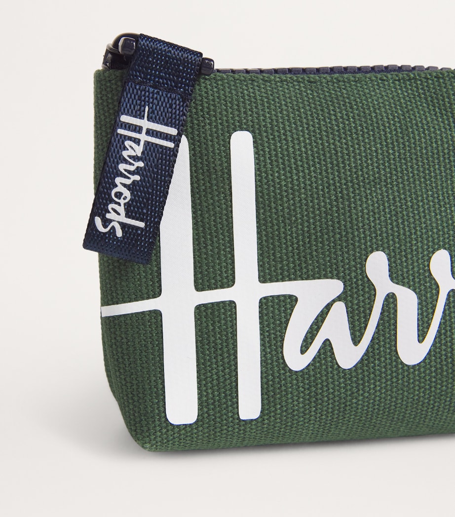 Harrods cotton logo coin purse, UK version