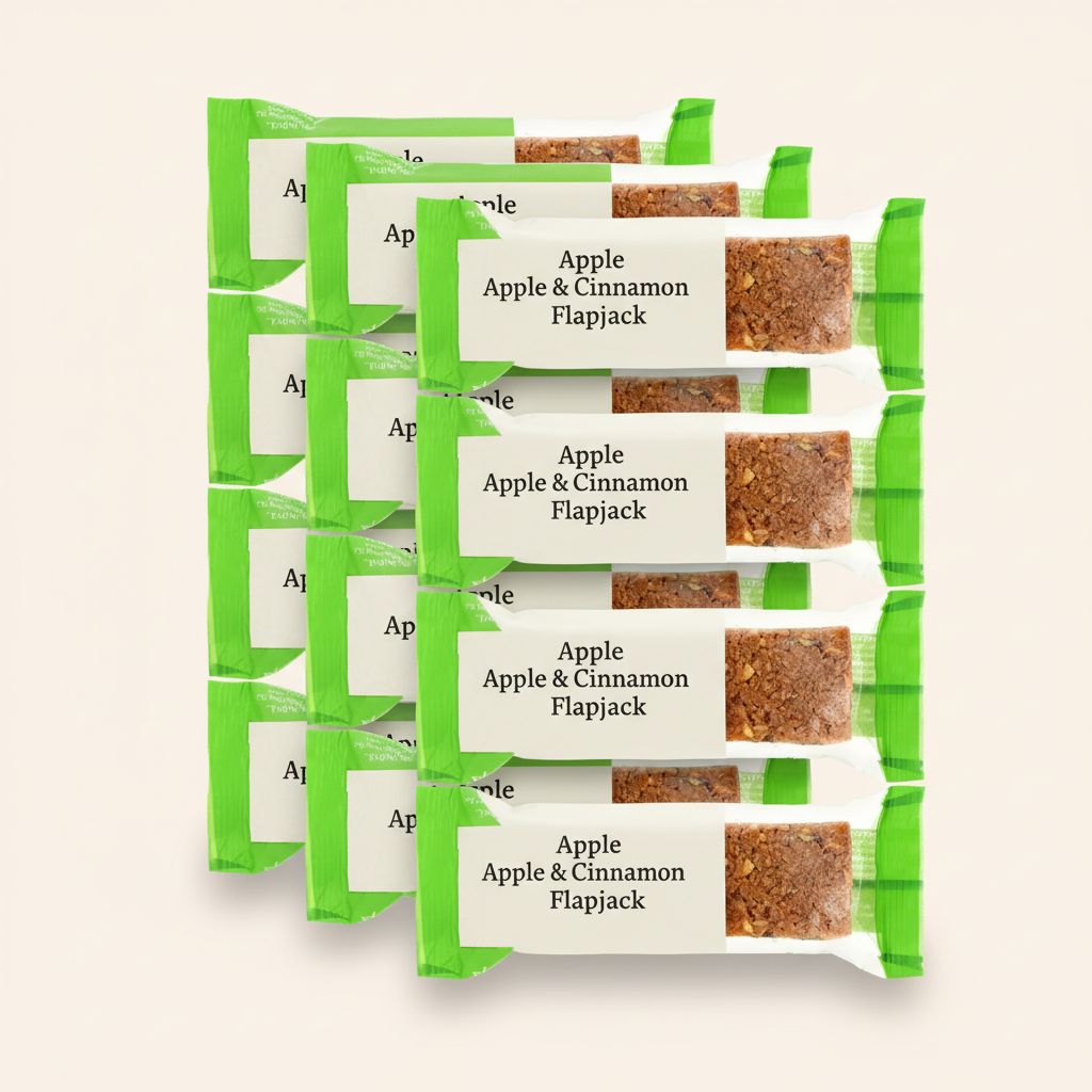 Holland & Barrett Apple & Cinnamon Flapjack 12x 80g, UK version