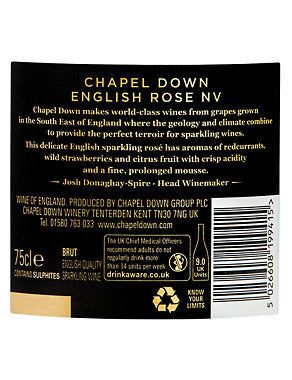 Chapel Down English Sparkling Ros Brut - Case of 6