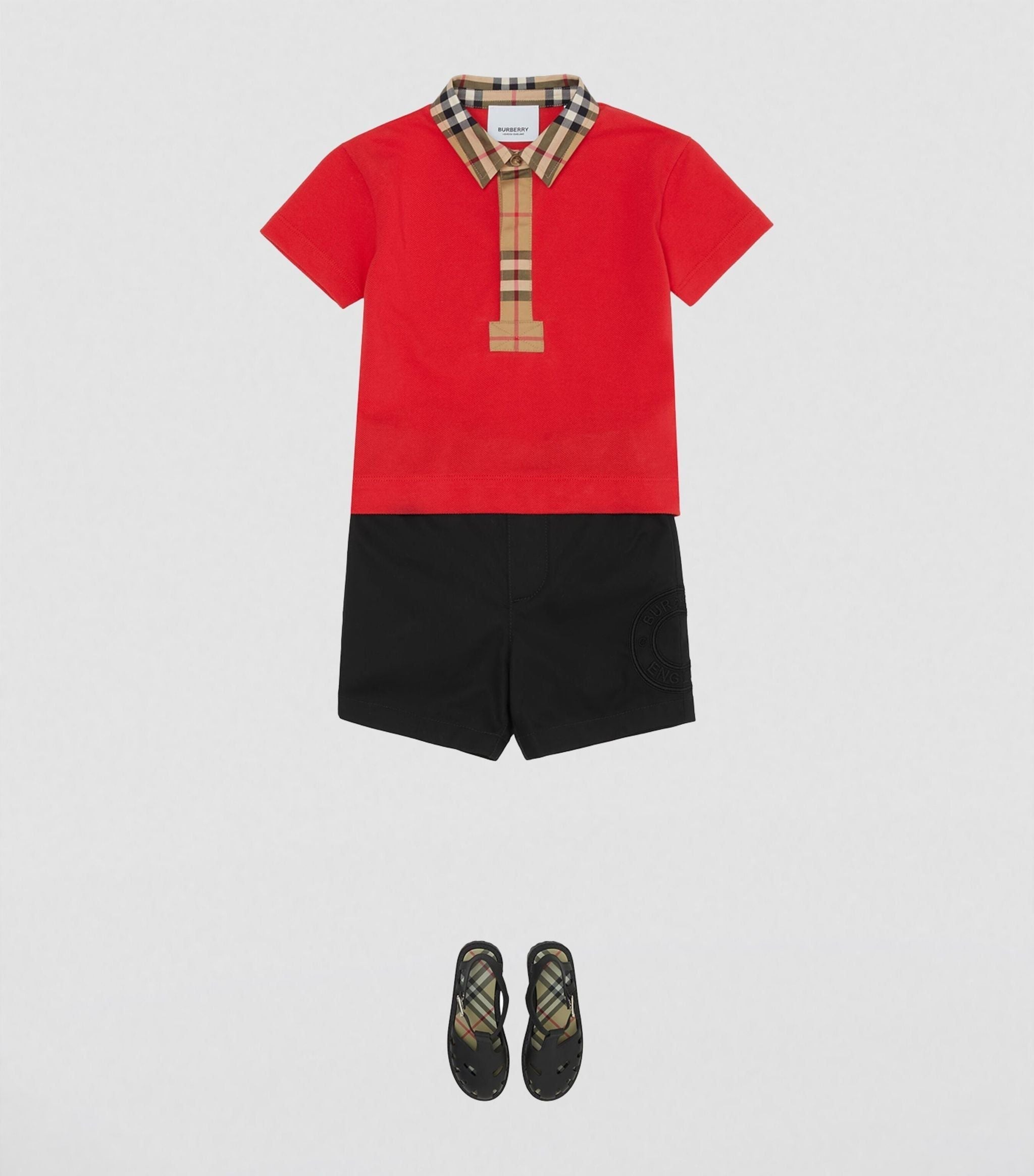 Check-Trim Polo Shirt (6-24 Months)