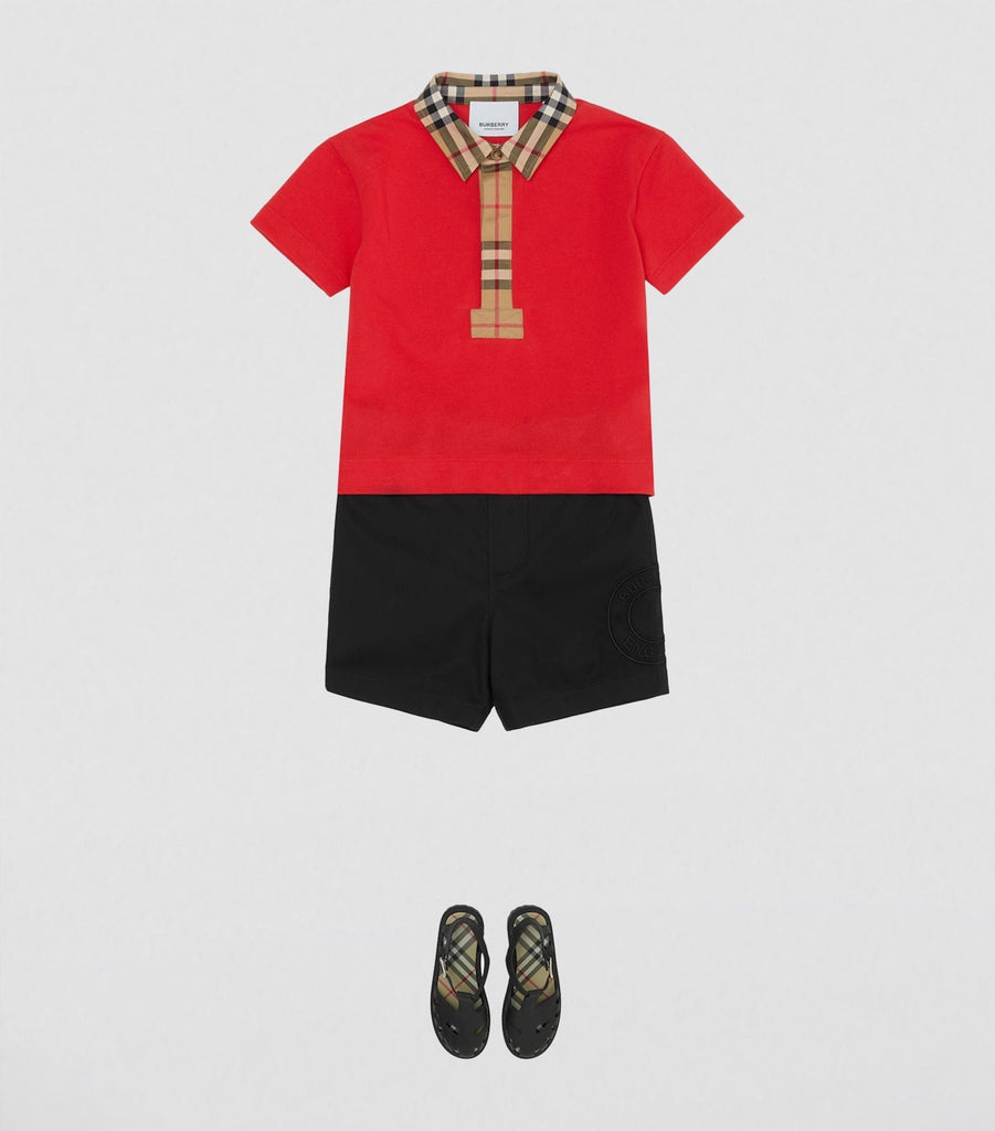 Check-Trim Polo Shirt (6-24 Months)