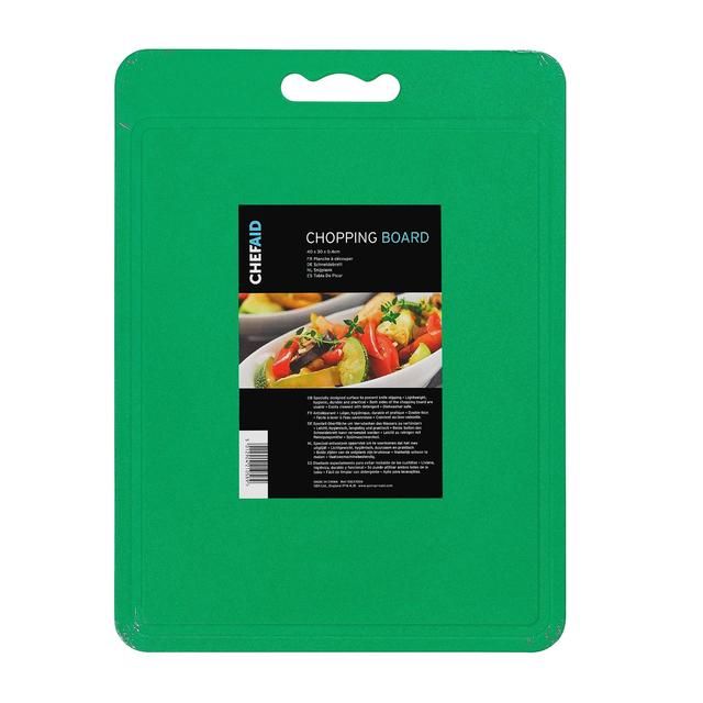 Chef Aid Green Chopping Board 40x30cm