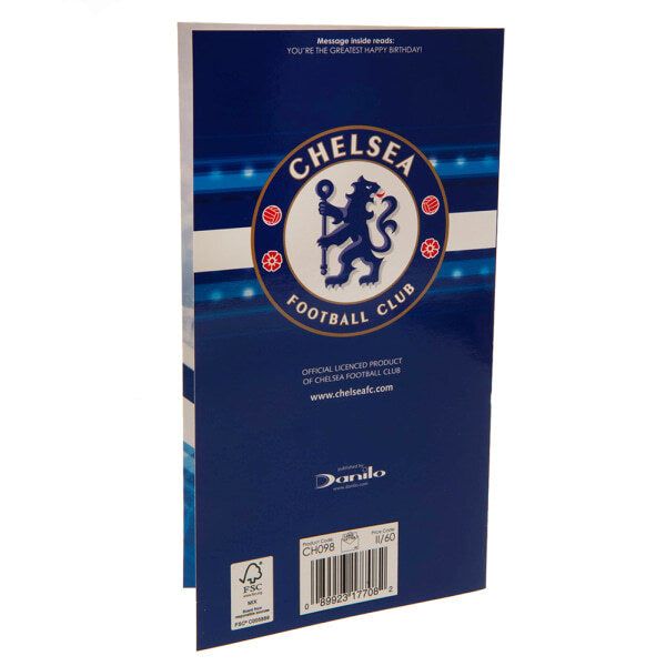 Chelsea FC Birthday Card