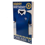 Chelsea FC Retro Birthday Card (22cm x 12cm)