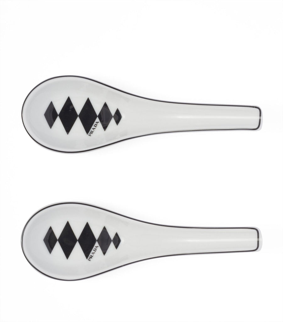 Chequerboard Spoons (Set of 2)