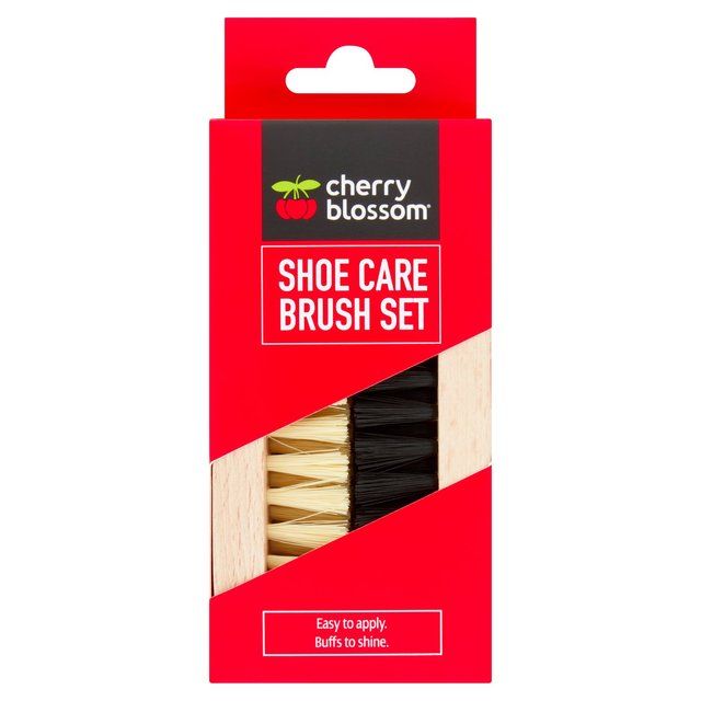 Cherry Blossom Shoe Care Brush Set